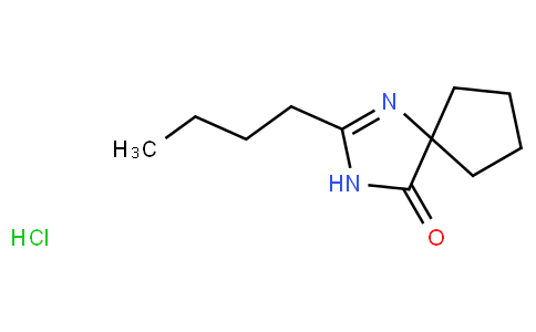 2-Butyl-1,3-diazaspiro[4.4]non-1-en-4-one Hydrochloride
