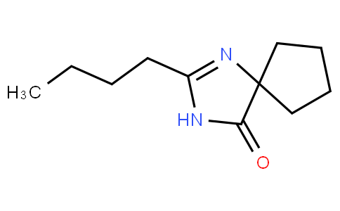 2-butyl-1,3-diazaspiro[4.4]non-1-en-4-one