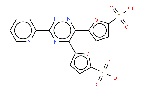 3-(2-吡啶基)-5,6-二(2-呋喃基)-1,2,4-三嗪-5′,5′′-二磺酸 二鈉鹽