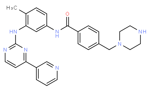 N-[4-methyl-3-[(4-pyridin-3-ylpyrimidin-2-yl)amino]phenyl]-4-(piperazin-1-ylmethyl)benzamide
